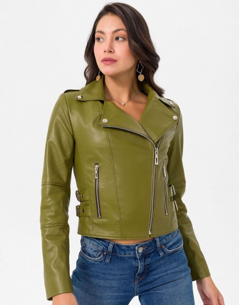 Lilly Biker Leather Jacket